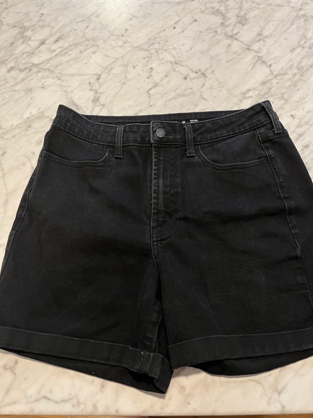 Old Navy Black Wow High-Rise Jean Shorts